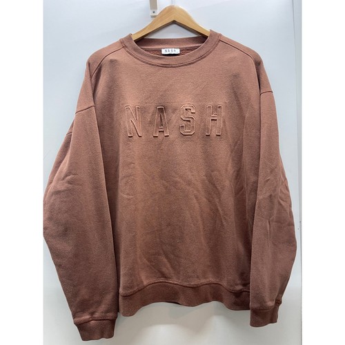 Nash embossed logo - nash, crewneck