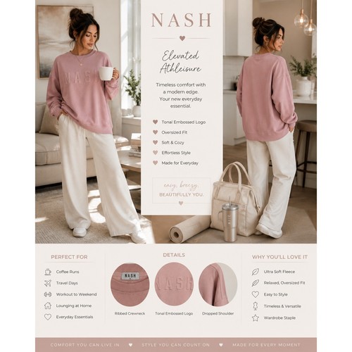Nash elevated athleisure - elevated,